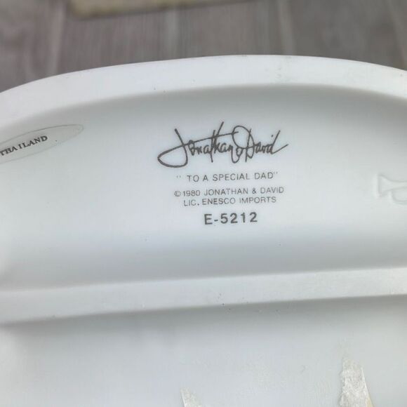 Jonathan & David 1980 Precious Moments Figurine To A Special Dad Figurine E-5212 - Picture 8 of 11